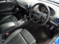 USED 2019 19 AUDI A3 2.0 S3 SPORTBACK TFSI QUATTRO BLACK EDITION 5d 296 BHP SUPER SPORTS SEATS RED BRAKE CALIPERS