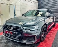 USED 2018 68 AUDI A6 3.0 TDI QUATTRO S LINE MHEV 4d 282 BHP BLACK ALLOYS
