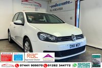 USED 2011 11 VOLKSWAGEN GOLF 1.6 MATCH TDI 5d 103 BHP LOW RATE FINANCE AVAILABLE +  FREE12 MONTH RAC MEMBERSHIP + RAC PLATINUM WARRANTY INCLUDED