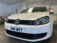 USED 2011 11 VOLKSWAGEN GOLF 1.6 MATCH TDI 5d 103 BHP LOW RATE FINANCE AVAILABLE +  FREE12 MONTH RAC MEMBERSHIP + RAC PLATINUM WARRANTY INCLUDED