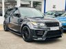 USED 2015 55 LAND ROVER RANGE ROVER SPORT 3.0 SDV6 AUTOBIOGRAPHY DYNAMIC LUMMA KIT OPEN PAN ROOF TWO-TONE HEAT & COOL SEATS SAT NAV REAR CAM STEPS ULEZ BLACK PACK~HEAT/COOL SEATS~MERIDIAN