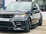 USED 2015 55 LAND ROVER RANGE ROVER SPORT 3.0 SDV6 AUTOBIOGRAPHY DYNAMIC LUMMA KIT OPEN PAN ROOF TWO-TONE HEAT & COOL SEATS SAT NAV REAR CAM STEPS ULEZ BLACK PACK~HEAT/COOL SEATS~MERIDIAN