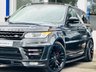 USED 2015 55 LAND ROVER RANGE ROVER SPORT 3.0 SDV6 AUTOBIOGRAPHY DYNAMIC LUMMA KIT OPEN PAN ROOF TWO-TONE HEAT & COOL SEATS SAT NAV REAR CAM STEPS ULEZ BLACK PACK~HEAT/COOL SEATS~MERIDIAN