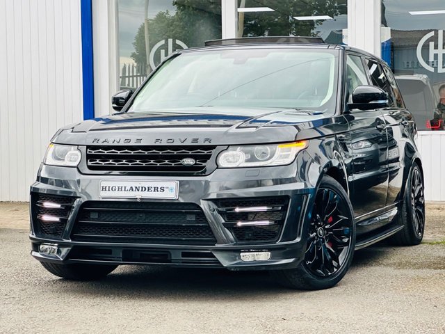 2015 55 Land Rover Range Rover Sport 3.0 SDV6 AUTOBIOGRAPHY DYNAMIC LUMMA KIT OPEN PAN ROOF TWO-TONE HEAT & COOL SEATS SAT NAV REAR CAM STEPS ULEZ