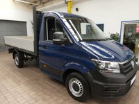 USED 2020 70 VOLKSWAGEN CRAFTER 2.0 CR35 TDI DROPSIDE M STARTLINE 138 BHP 3 SEATS PARKING SENSORS 1 OWNER SERVICE HISTORY