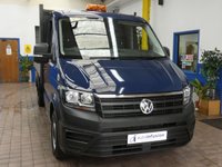 USED 2020 70 VOLKSWAGEN CRAFTER 2.0 CR35 TDI DROPSIDE M STARTLINE 138 BHP 3 SEATS PARKING SENSORS EURO 6 2 VAN GUARD BOXES 1 OWNER SERVICE HISTORY