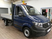 USED 2020 70 VOLKSWAGEN CRAFTER 2.0 CR35 TDI DROPSIDE M STARTLINE 138 BHP 3 SEATS PARKING SENSORS EURO 6 2 VAN GUARD BOXES 1 OWNER SERVICE HISTORY