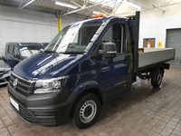 USED 2020 70 VOLKSWAGEN CRAFTER 2.0 CR35 TDI DROPSIDE M STARTLINE 138 BHP 3 SEATS PARKING SENSORS EURO 6 2 VAN GUARD BOXES 1 OWNER SERVICE HISTORY