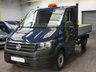 USED 2020 70 VOLKSWAGEN CRAFTER 2.0 CR35 TDI DROPSIDE M STARTLINE 138 BHP 3 SEATS PARKING SENSORS EURO 6 2 VAN GUARD BOXES 1 OWNER SERVICE HISTORY