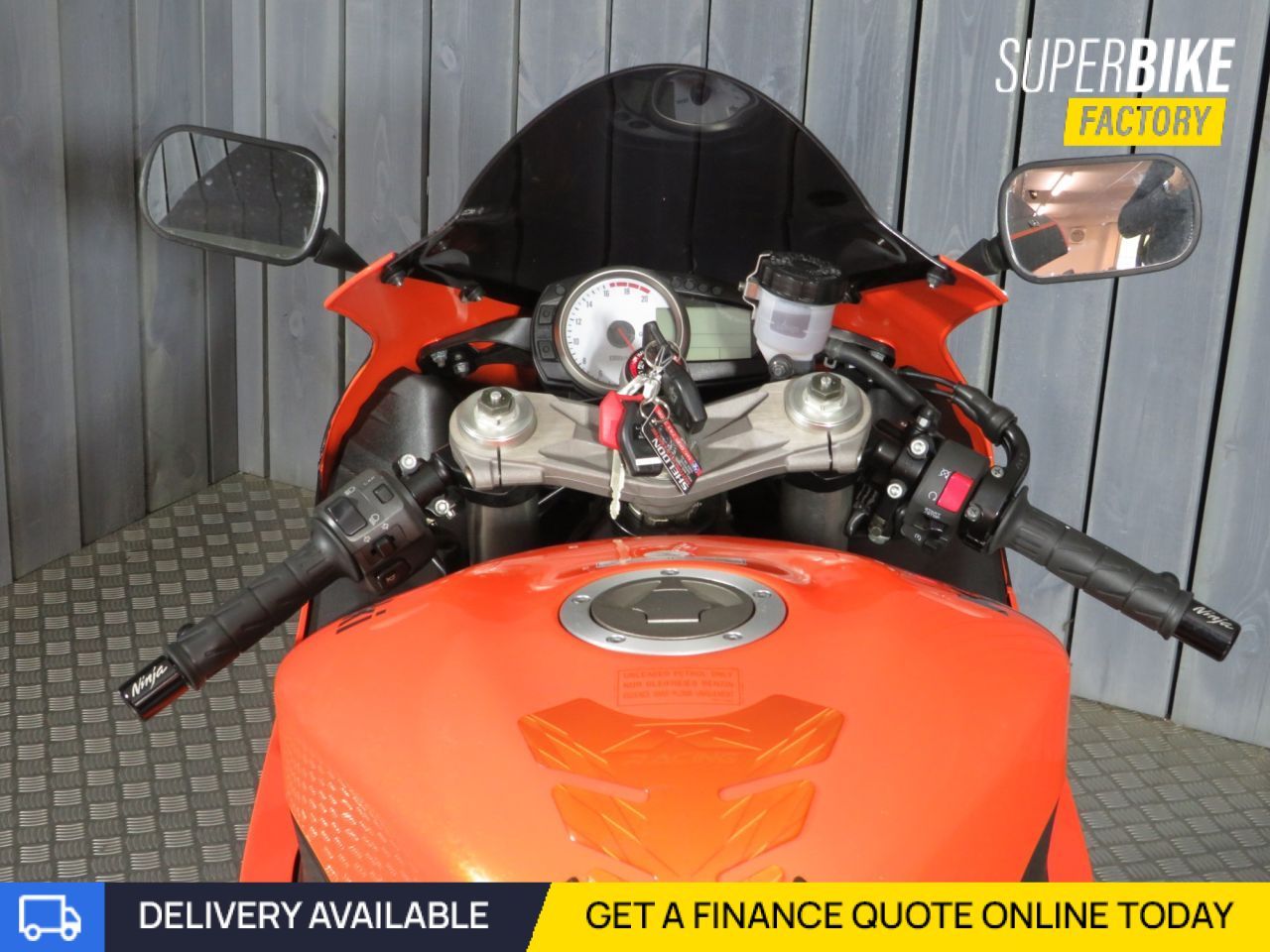 2007 KAWASAKI ZX-6R ORANGE with 15340 miles - Used