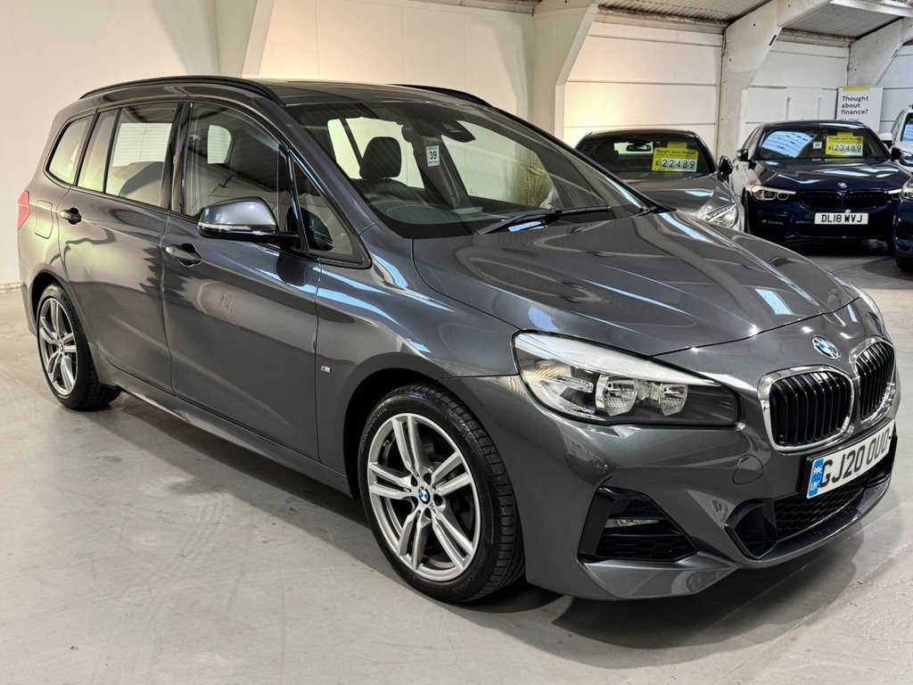 USED 2020 20 BMW 2 SERIES 2.0 220I M SPORT GRAN TOURER 5d 190 BHP 7 SEATS+LEATHER+18" ALLOYS