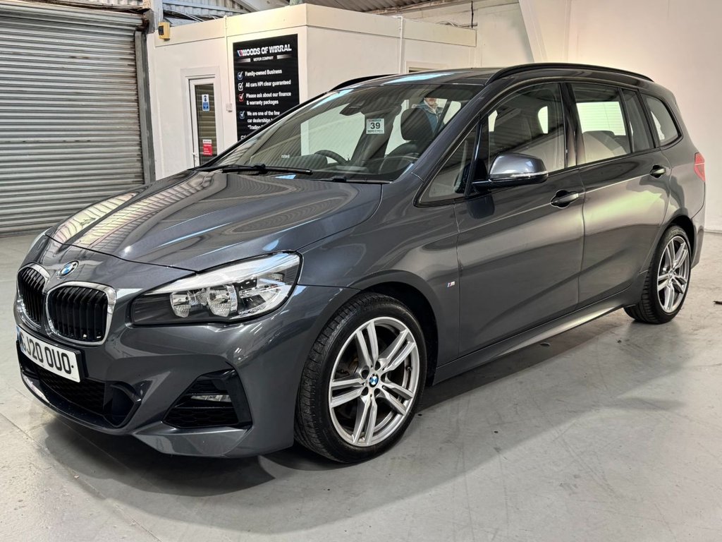 USED 2020 20 BMW 2 SERIES 2.0 220I M SPORT GRAN TOURER 5d 190 BHP 7 SEATS+LEATHER+18" ALLOYS