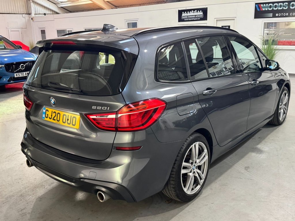 USED 2020 20 BMW 2 SERIES 2.0 220I M SPORT GRAN TOURER 5d 190 BHP 7 SEATS+LEATHER+18" ALLOYS