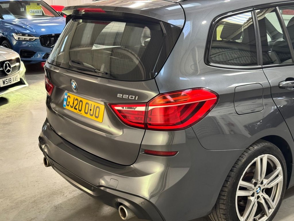 USED 2020 20 BMW 2 SERIES 2.0 220I M SPORT GRAN TOURER 5d 190 BHP 7 SEATS+LEATHER+18" ALLOYS