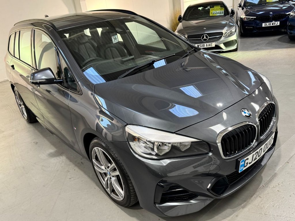 USED 2020 20 BMW 2 SERIES 2.0 220I M SPORT GRAN TOURER 5d 190 BHP 7 SEATS+LEATHER+18" ALLOYS