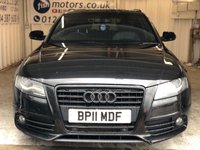 USED 2011 11 AUDI A4 2.0 AVANT TDI BLACK EDITION 5d 134 BHP 2KEYS+2 FORMER KEEPERS+TIMING BELT WATER PUMP 110K+HALF LEATHER+NAVIGATION+CRUISECONTROL+SENSORS+BLACK EDITION+HPI CLEAR+VOSA MOT HISTORY PRINTOUT, PART EXCHANGE WELCOME, RAC CHECKED+The car is in very good condition in and out . Bodywork has no obvious dents or scratches . Interior is very clean without any obvious wear or tear to the seats or carpets.Tyres excellent ,Engine+gearbox in good order.