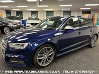 USED 2017 67 AUDI A3 2.0 S3 SPORTBACK QUATTRO 5d 306 BHP UK DELIVERY FLAT FEE &pound;175 (SUBJECT TO DEAL) *OVER 100 IMAGES ON OUR WEBSITE*BESPOKE FINANCE ARRANGED*PART EXCHANGE WELCOME*ALL VEHICLES HPI CLEAR