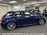 USED 2017 67 AUDI A3 2.0 S3 SPORTBACK QUATTRO 5d 306 BHP UK DELIVERY FLAT FEE &pound;175 (SUBJECT TO DEAL) *OVER 100 IMAGES ON OUR WEBSITE*BESPOKE FINANCE ARRANGED*PART EXCHANGE WELCOME*ALL VEHICLES HPI CLEAR