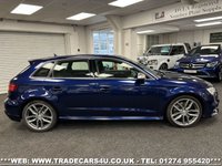USED 2017 67 AUDI A3 2.0 S3 SPORTBACK QUATTRO 5d 306 BHP UK DELIVERY FLAT FEE &pound;175 (SUBJECT TO DEAL) *OVER 100 IMAGES ON OUR WEBSITE*BESPOKE FINANCE ARRANGED*PART EXCHANGE WELCOME*ALL VEHICLES HPI CLEAR