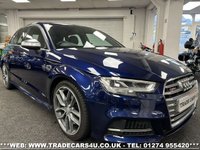 USED 2017 67 AUDI A3 2.0 S3 SPORTBACK QUATTRO 5d 306 BHP UK DELIVERY FLAT FEE &pound;175 (SUBJECT TO DEAL) *OVER 100 IMAGES ON OUR WEBSITE*BESPOKE FINANCE ARRANGED*PART EXCHANGE WELCOME*ALL VEHICLES HPI CLEAR