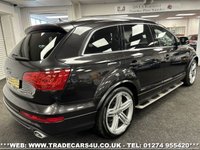 USED 2013 63 AUDI Q7 3.0 TDI QUATTRO S LINE PLUS 5d 245 BHP UK DELIVERY FLAT FEE &pound;175 (SUBJECT TO DEAL) *OVER 100 IMAGES ON OUR WEBSITE*BESPOKE FINANCE ARRANGED*PART EXCHANGE WELCOME*ALL VEHICLES HPI CLEAR