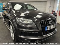 USED 2013 63 AUDI Q7 3.0 TDI QUATTRO S LINE PLUS 5d 245 BHP UK DELIVERY FLAT FEE &pound;175 (SUBJECT TO DEAL) *OVER 100 IMAGES ON OUR WEBSITE*BESPOKE FINANCE ARRANGED*PART EXCHANGE WELCOME*ALL VEHICLES HPI CLEAR