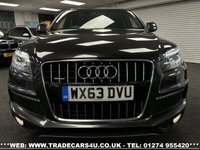 USED 2013 63 AUDI Q7 3.0 TDI QUATTRO S LINE PLUS 5d 245 BHP UK DELIVERY FLAT FEE &pound;175 (SUBJECT TO DEAL) *OVER 100 IMAGES ON OUR WEBSITE*BESPOKE FINANCE ARRANGED*PART EXCHANGE WELCOME*ALL VEHICLES HPI CLEAR