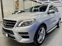 USED 2014 A MERCEDES-BENZ M-CLASS 3.0 ML350 V6 BlueTEC AMG Line SUV 5dr Diesel G-Tronic 4WD Euro 6 (s/s) (258 ps) PanRoof,Nav,Keyless,&pound;9k Extras