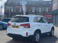 USED 2014 64 KIA SORENTO 2.2 CRDI KX-2 SAT NAV 5d 194 BHP 17" ALLOYS +  FULL LEATHER TRIM +  CRUISE CONTROL +  USB +  PARKING AID +  AUX +  FRONT HEATED SEATS +  DUAL CLIMATE CONTROL +  SAT NAV +  BLUETOOTH +