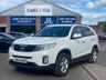 USED 2014 64 KIA SORENTO 2.2 CRDI KX-2 SAT NAV 5d 194 BHP 17" ALLOYS +  FULL LEATHER TRIM +  CRUISE CONTROL +  USB +  PARKING AID +  AUX +  FRONT HEATED SEATS +  DUAL CLIMATE CONTROL +  SAT NAV +  BLUETOOTH +