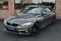 USED 2016 16 BMW 4 SERIES 3.0 435D XDRIVE M SPORT 2d 309 BHP CHAMPAGNE QUARTZ / LED'S / FSH