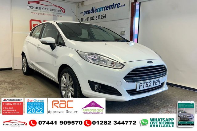 2012 62 Ford Fiesta 1.0 ZETEC 5d 99 BHP