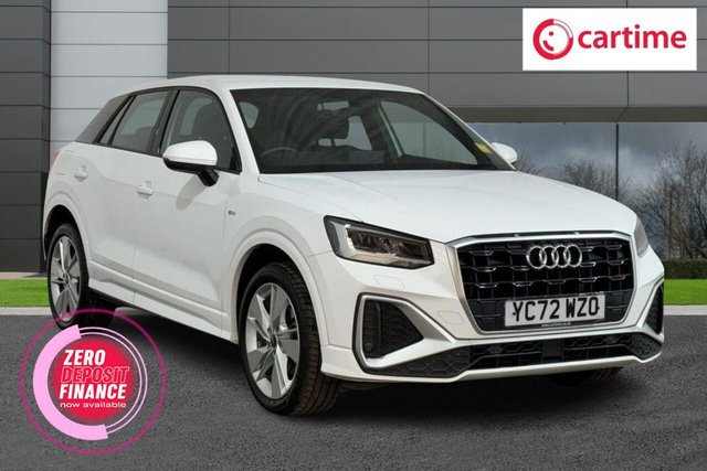View our Audi Q2 1.0 TFSI S LINE 5d 109 BHP Rear Park Sensors, Cruise Control, DAB Digital Radio, Android Auto/Apple CarPlay, Bluetooth