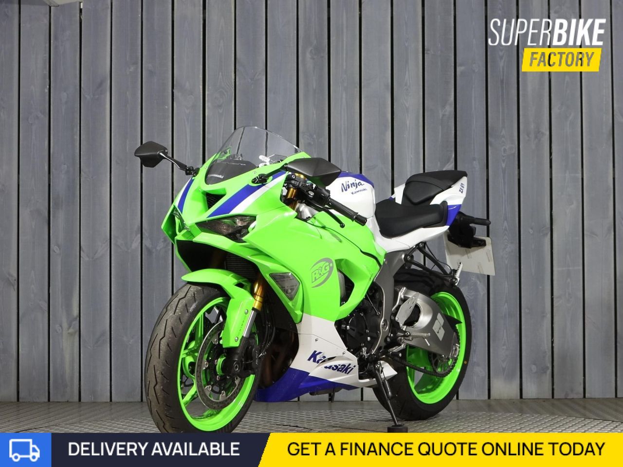 2024 KAWASAKI ZX-6R GREEN with 1346 miles - Used Motorbikes