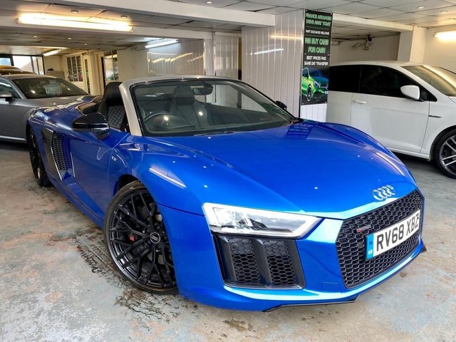 2018 68 Audi R8 5.2 SPYDER V10 QUATTRO 2d 533 BHP