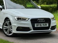 USED 2016 16 AUDI A3 1.4 TFSI S LINE NAV 3d 124 BHP 