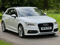 USED 2016 16 AUDI A3 1.4 TFSI S LINE NAV 3d 124 BHP 