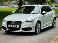 USED 2016 16 AUDI A3 1.4 TFSI S LINE NAV 3d 124 BHP 