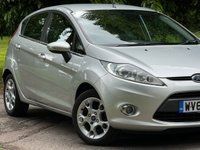 USED 2012 62 FORD FIESTA 1.2 ZETEC 5d 81 BHP 