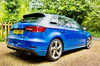 USED 2017 17 AUDI A3 2.0 S3 SPORTBACK TFSI QUATTRO BLACK EDITION 5d AUTO 306 BHP ARA BLUE//ADAPTIVE CRUISE//AUTO DIM REAR VIEW MIRROR//SUPER SPORTS SEATS//ONLY 32,000 MILES//X8 AUDI MAIN DEALER SERVICES//18 MONTH AUDI WARRANTY\\\\  QUATTRO BLACK EDITION 5d AUTO 306 BHP ARA BLUE//ADAPTIVE CRUISE//AUTO DIM REAR VIEW MIRROR//SUPER SPORTS SEATS//ONLY 30,000 MILES//X8 AUDI MAIN DEALER SERVICES//LAST SERVICED 3 MONTHS AGO\\\\\24 MONTH AUDI WARRANTY\\\\\\\
