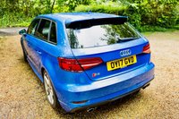 USED 2017 17 AUDI A3 2.0 S3 SPORTBACK TFSI QUATTRO BLACK EDITION 5d AUTO 306 BHP ARA BLUE//ADAPTIVE CRUISE//AUTO DIM REAR VIEW MIRROR//SUPER SPORTS SEATS//ONLY 32,000 MILES//X8 AUDI MAIN DEALER SERVICES//18 MONTH AUDI WARRANTY\\\\  QUATTRO BLACK EDITION 5d AUTO 306 BHP ARA BLUE//ADAPTIVE CRUISE//AUTO DIM REAR VIEW MIRROR//SUPER SPORTS SEATS//ONLY 30,000 MILES//X8 AUDI MAIN DEALER SERVICES//LAST SERVICED 3 MONTHS AGO\\\\\24 MONTH AUDI WARRANTY\\\\\\\