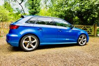 USED 2017 17 AUDI A3 2.0 S3 SPORTBACK TFSI QUATTRO BLACK EDITION 5d AUTO 306 BHP ARA BLUE//ADAPTIVE CRUISE//AUTO DIM REAR VIEW MIRROR//SUPER SPORTS SEATS//ONLY 32,000 MILES//X8 AUDI MAIN DEALER SERVICES//18 MONTH AUDI WARRANTY\\\\  QUATTRO BLACK EDITION 5d AUTO 306 BHP ARA BLUE//ADAPTIVE CRUISE//AUTO DIM REAR VIEW MIRROR//SUPER SPORTS SEATS//ONLY 30,000 MILES//X8 AUDI MAIN DEALER SERVICES//LAST SERVICED 3 MONTHS AGO\\\\\24 MONTH AUDI WARRANTY\\\\\\\