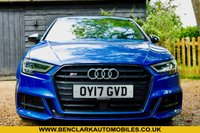 USED 2017 17 AUDI A3 2.0 S3 SPORTBACK TFSI QUATTRO BLACK EDITION 5d AUTO 306 BHP ARA BLUE//ADAPTIVE CRUISE//AUTO DIM REAR VIEW MIRROR//SUPER SPORTS SEATS//ONLY 32,000 MILES//X8 AUDI MAIN DEALER SERVICES//18 MONTH AUDI WARRANTY\\\\  QUATTRO BLACK EDITION 5d AUTO 306 BHP ARA BLUE//ADAPTIVE CRUISE//AUTO DIM REAR VIEW MIRROR//SUPER SPORTS SEATS//ONLY 30,000 MILES//X8 AUDI MAIN DEALER SERVICES//LAST SERVICED 3 MONTHS AGO\\\\\24 MONTH AUDI WARRANTY\\\\\\\