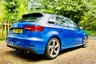 USED 2017 17 AUDI A3 2.0 S3 SPORTBACK TFSI QUATTRO BLACK EDITION 5d AUTO 306 BHP ARA BLUE//ADAPTIVE CRUISE//AUTO DIM REAR VIEW MIRROR//SUPER SPORTS SEATS//ONLY 32,000 MILES//X8 AUDI MAIN DEALER SERVICES//18 MONTH AUDI WARRANTY\\\\  QUATTRO BLACK EDITION 5d AUTO 306 BHP ARA BLUE//ADAPTIVE CRUISE//AUTO DIM REAR VIEW MIRROR//SUPER SPORTS SEATS//ONLY 30,000 MILES//X8 AUDI MAIN DEALER SERVICES//LAST SERVICED 3 MONTHS AGO\\\\\24 MONTH AUDI WARRANTY\\\\\\\