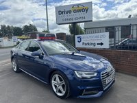 USED 2017 67 AUDI A4 2.0 TDI QUATTRO S LINE 4d 188 BHP JUST SERVICED 2 KEYS