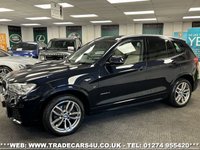 USED 2016 66 BMW X3 2.0 XDRIVE20D M SPORT 5d 188 BHP UK DELIVERY FLAT FEE &pound;175 (SUBJECT TO DEAL) *OVER 100 IMAGES ON OUR WEBSITE*BESPOKE FINANCE ARRANGED*PART EXCHANGE WELCOME*ALL VEHICLES HPI CLEAR