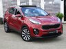 USED 2016 66 KIA SPORTAGE 2.0 CRDI KX-4 5d 182 BHP Finished in INFRA RED METALLIC with Full HEATED LEATHER trim.This Sportage is one of the best SUV's on the market. It offers striking looks and spacious interior. Features include Sat Nav, Heated Steering Wheel, Climate Leather Seats, tinted windows, Pan Roof, LED headlights, keyless start, Heated Climate front and heated rear seats, DAB RADIO WITH JBL SPEAKERS, Cruise control and Park sensors. Serviced at 12459 miles, 24317 miles, 40936 miles, 50058 miles, 60443 miles and at 73226 miles.