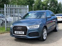 USED 2015 15 AUDI Q3 2.0 TFSI QUATTRO S LINE PLUS 5d 178 BHP ULEZ COMPLIANT +  SERVICE RECORD +  FRONT AND REAR PARKING SENSORS +  FOUR WHEEL DRIVE +  FULL LEATHER SEATS +  HEATED SEATS +  DAB RADIO +  CRUISE CONTROL +  PADDLE SHIFTERS +  SAT NAVIGATION +  VOICE CONTROL +  DUAL ZONE CLIMATE CONTROL +  PADDLE SHIFTERS +  DAY TIME RUNNING LIGHTS +  19 INCH ALLOY WHEELS +