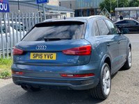 USED 2015 15 AUDI Q3 2.0 TFSI QUATTRO S LINE PLUS 5d 178 BHP ULEZ COMPLIANT +  SERVICE RECORD +  FRONT AND REAR PARKING SENSORS +  FOUR WHEEL DRIVE +  FULL LEATHER SEATS +  HEATED SEATS +  DAB RADIO +  CRUISE CONTROL +  PADDLE SHIFTERS +  SAT NAVIGATION +  VOICE CONTROL +  DUAL ZONE CLIMATE CONTROL +  PADDLE SHIFTERS +  DAY TIME RUNNING LIGHTS +  19 INCH ALLOY WHEELS +