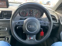 USED 2015 15 AUDI Q3 2.0 TFSI QUATTRO S LINE PLUS 5d 178 BHP ULEZ COMPLIANT +  SERVICE RECORD +  FRONT AND REAR PARKING SENSORS +  FOUR WHEEL DRIVE +  FULL LEATHER SEATS +  HEATED SEATS +  DAB RADIO +  CRUISE CONTROL +  PADDLE SHIFTERS +  SAT NAVIGATION +  VOICE CONTROL +  DUAL ZONE CLIMATE CONTROL +  PADDLE SHIFTERS +  DAY TIME RUNNING LIGHTS +  19 INCH ALLOY WHEELS +